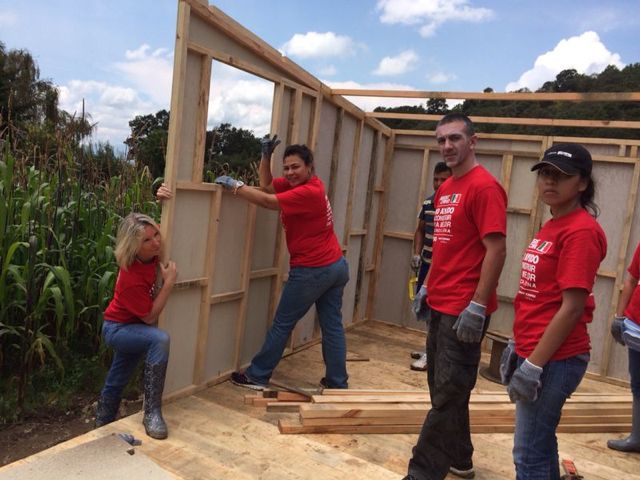 Alexia Keglevich partners with TECHO organization to build homes for the less fortunate