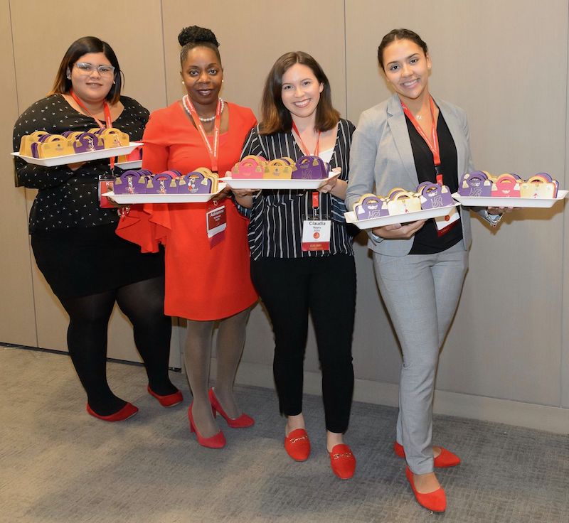 Charbonnel et Walker stilettos gave the female leadership conference a special touch