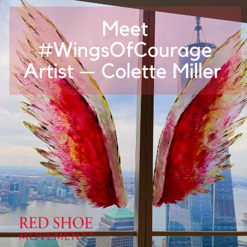 '@WingsOfCourage artist Colette Miller