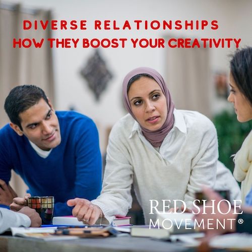 Diverse relationships boost your creativity