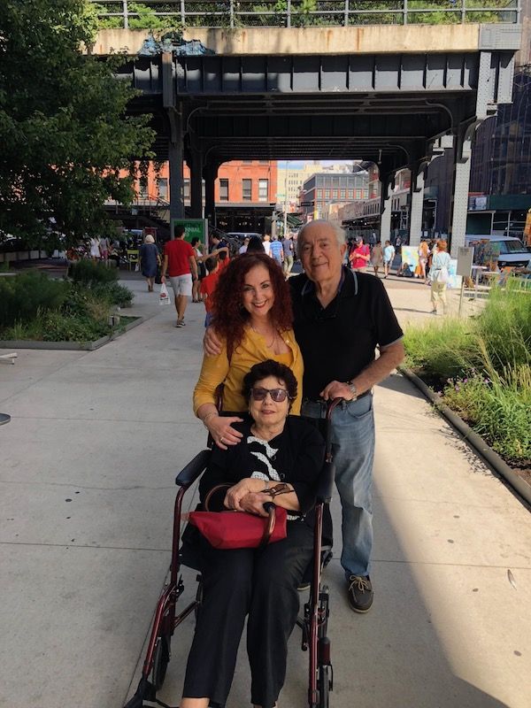 My parents and I in the Meatpacking district