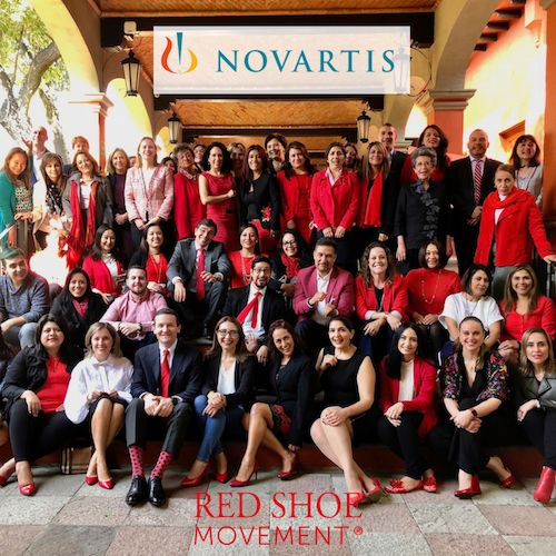 At a recent Red Shoe Movement event for Novartis Mexico, where the company engaged its entire ecosystem.
