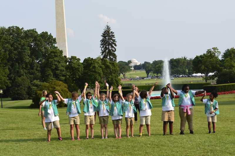 Girl Scouts White House Camp out