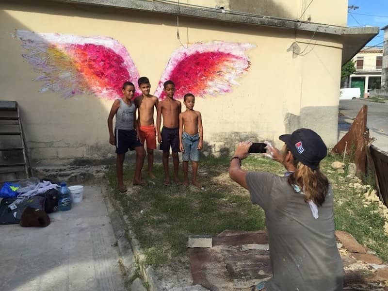 Global Angel Wings Project in Cuba- Photo Credit @ColetteMillerWings