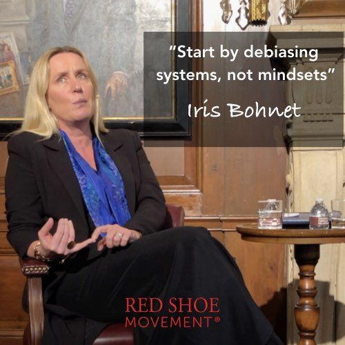 Iris Bohnet sharing about gender equality by design