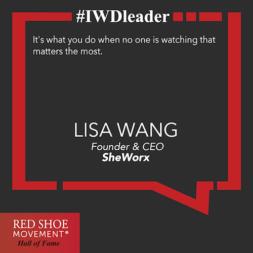 Lisa Wang is leveling the playing field for female entrepreneurs.