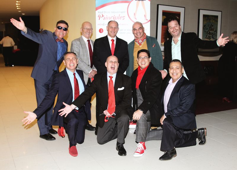 Male champions support women careers by wearing red ties on Tuesdays #RedTieTuesday