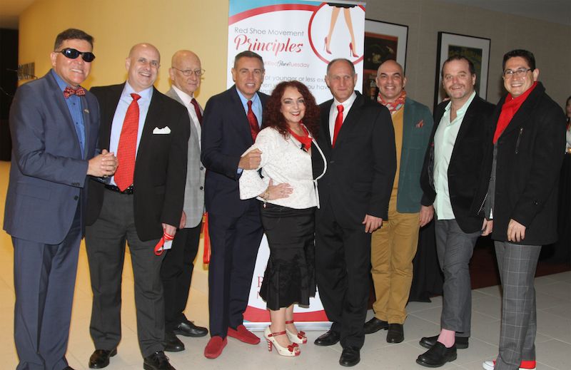 Some of the male champions at our Awards event #RedTieTuesday