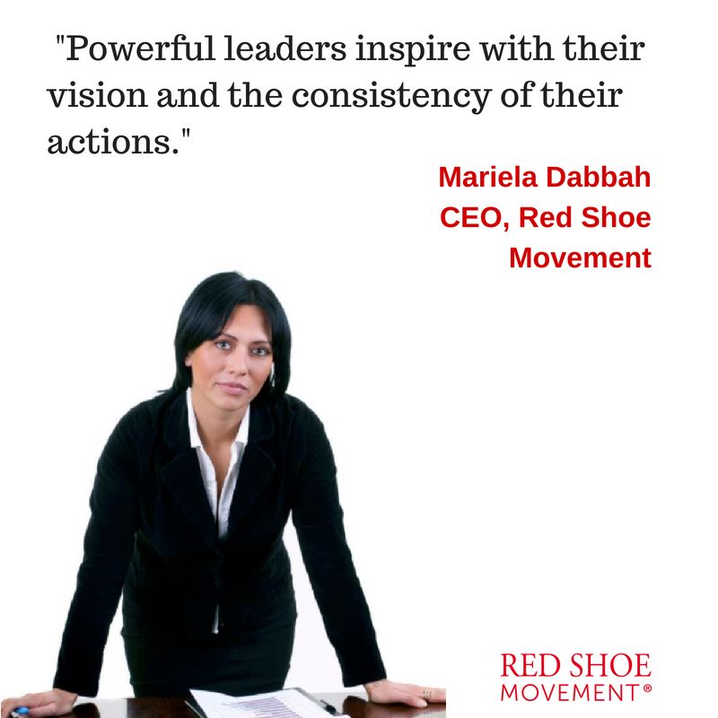 Powerful leaders inspire with their vision