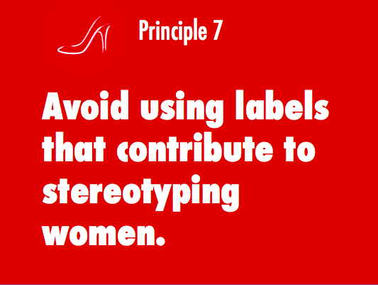 Principle 7 of the Red Shoe Movement deals with stereotype threat