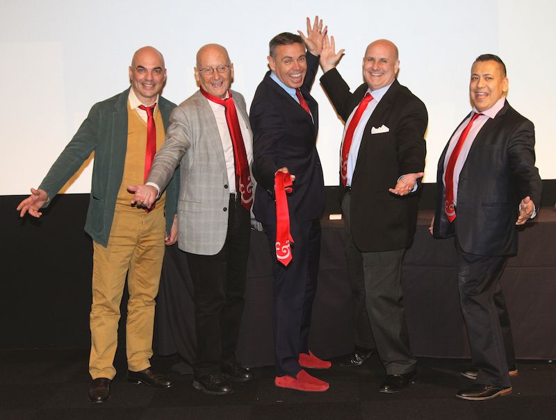 Red Shoe Leader Award honorees receive a Signature Tie