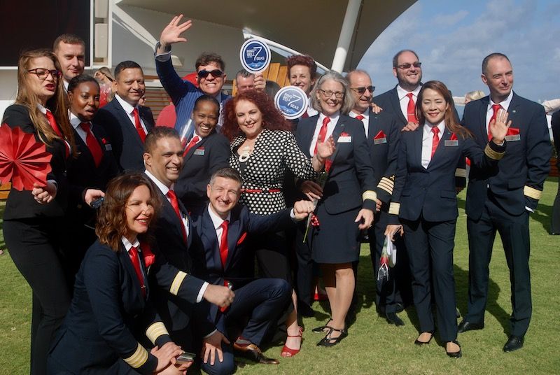 We've been Ringing the Bell on the 7 Seas, a Red Shoe Movement Gender Equality Global Initiative since 2018