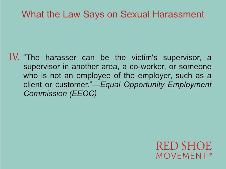 Sexual Harassment definition by EEOC Fourth Part