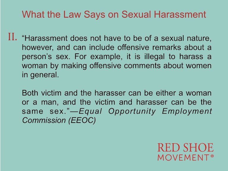 Sexual Harassment definition by EEOC Second Part