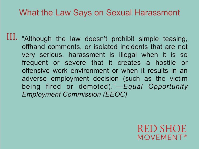 Sexual Harassment definition by EEOC Third Part