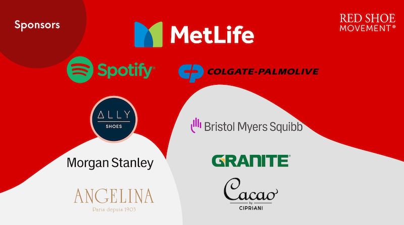 The stellar sponsors of our Red Shoe Movement Signature Event 2022