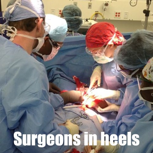 The #ILookLikeASurgeon movement is changing the face (and feet!) of this male dominated field.