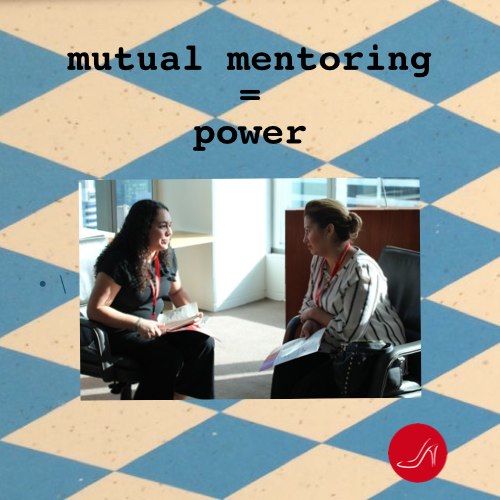 Women mentoring each other